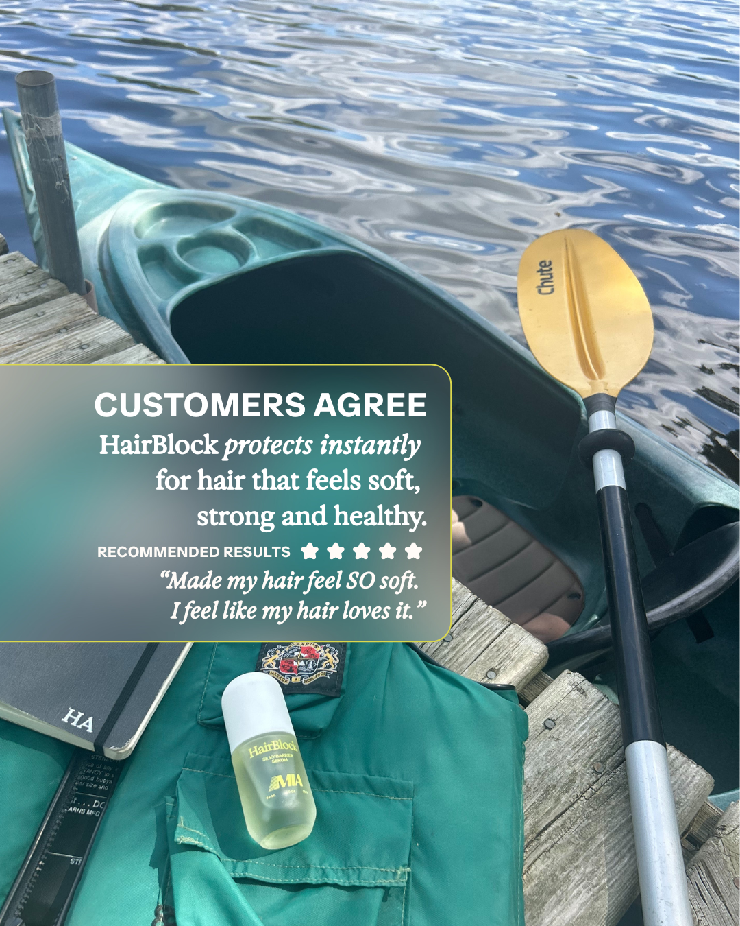 HairBlock — Multi-Benefit Barrier Serum for Sun, Salt, Chlorine, & Cold Weather