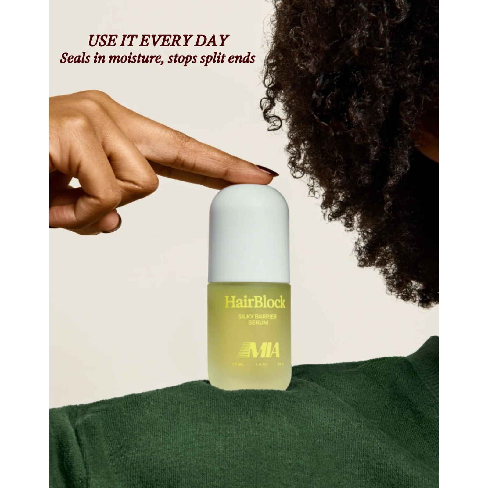 HairBlock — Multi-Benefit Barrier Serum for Sun, Salt, Chlorine, & Cold Weather
